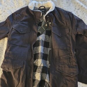 Lucky Brand Sherpa Collar Jacket